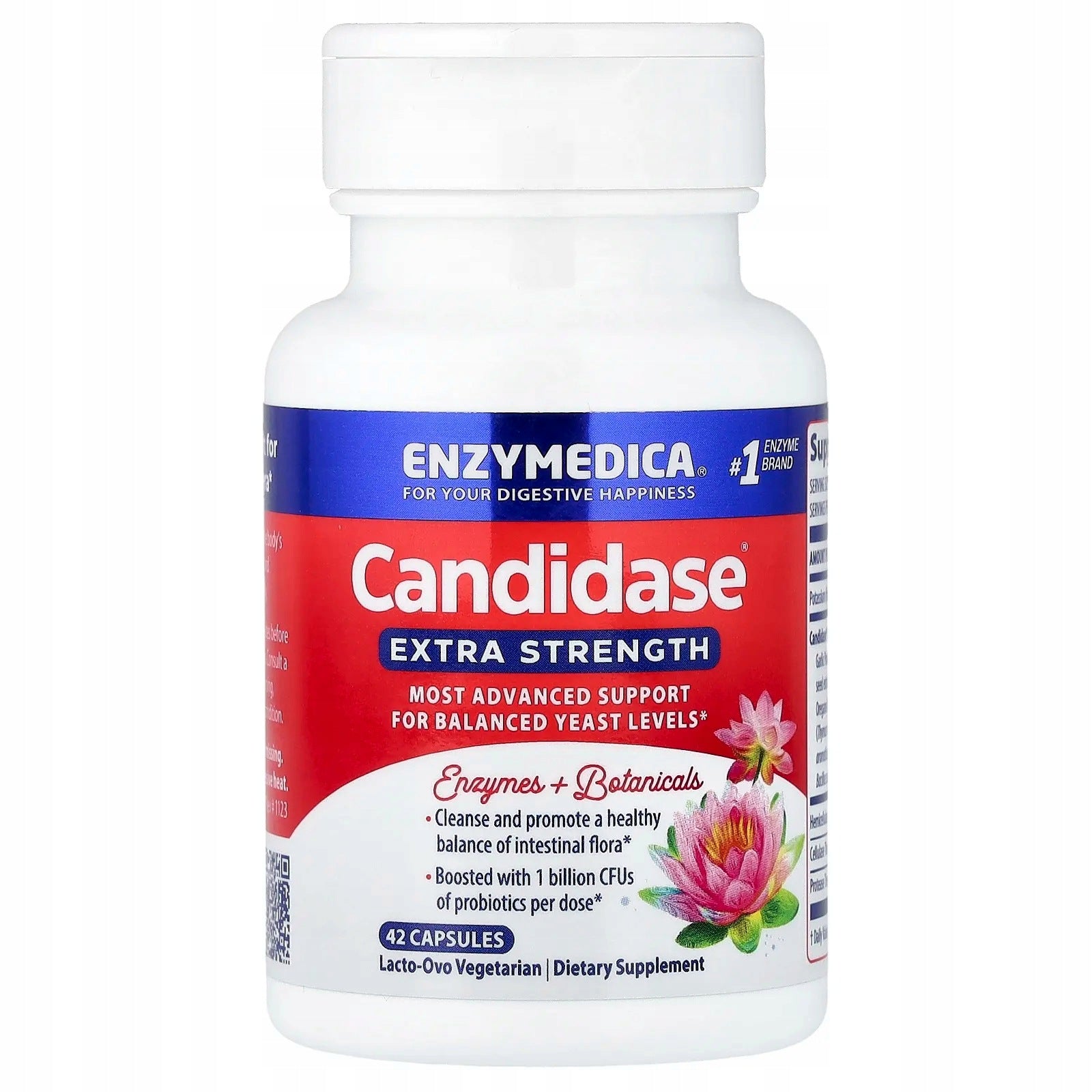 Enzymedica Candidase Digestive Enzymes 42 capsules