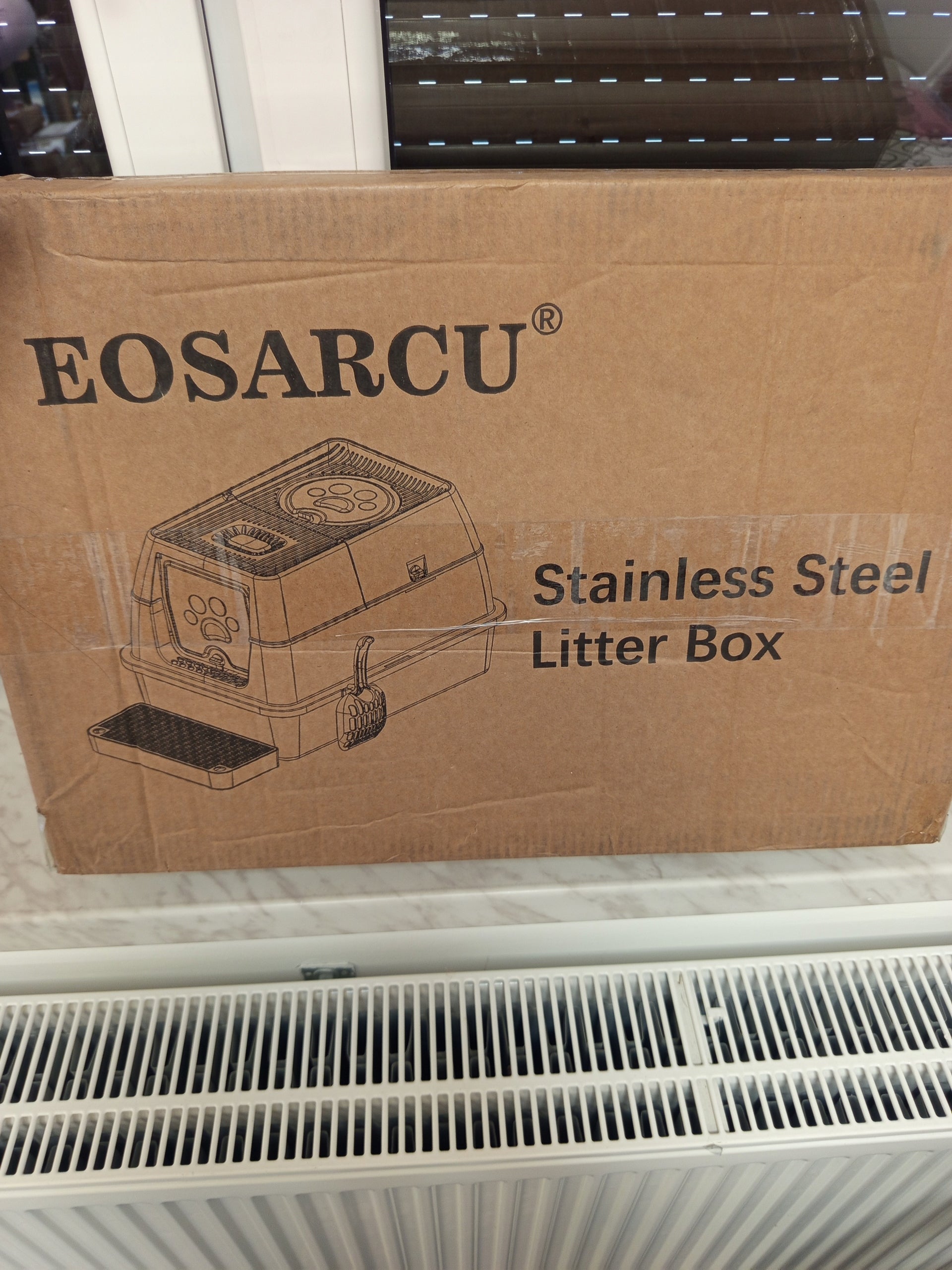 Eosarcu litter box closed 60 cm x 30 cm x 39 cm Model XXL