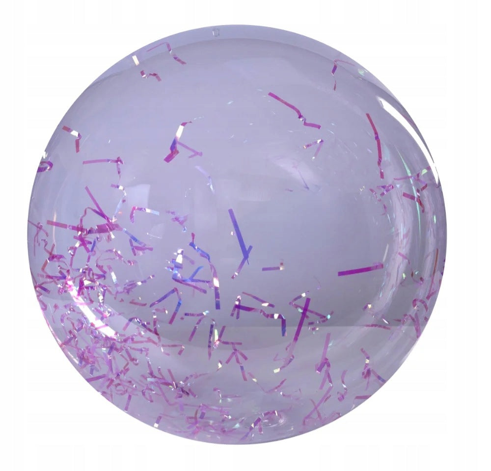 Epee MEGA BUBBLE PARTY with confetti inside - PURPLE