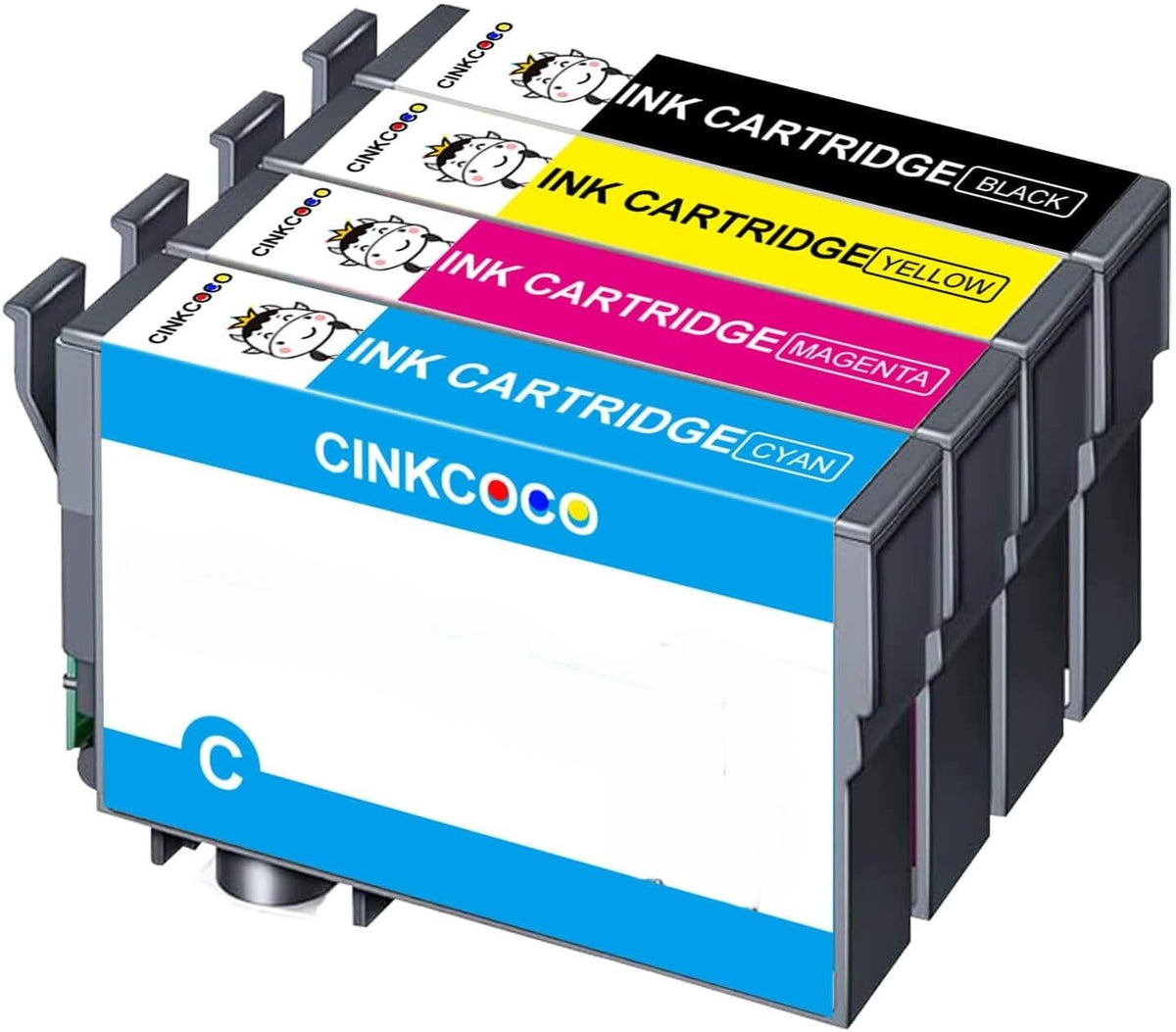Epson 604XL Inks Replacements XP-2205 XP-3200 4 Colors