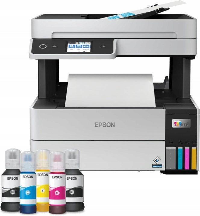 Epson ET-5150 EcoTank Bluetooth WiFi Inkjet Printer 5x White Ink
