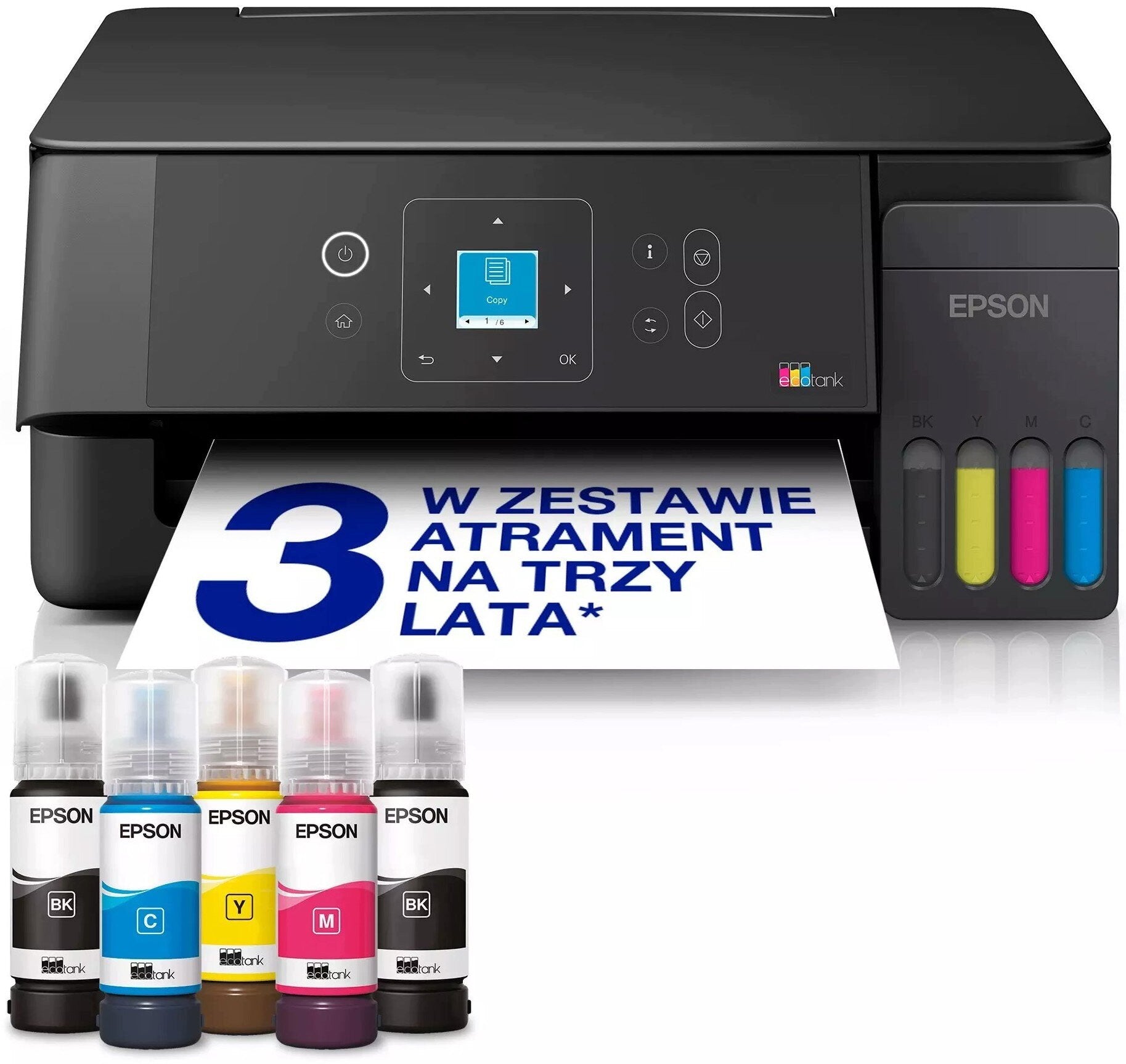 Epson EcoTank/ L3360/ Tlač/ Ink/ A4/ LAN/ WiFi/ USB C11CL63409
