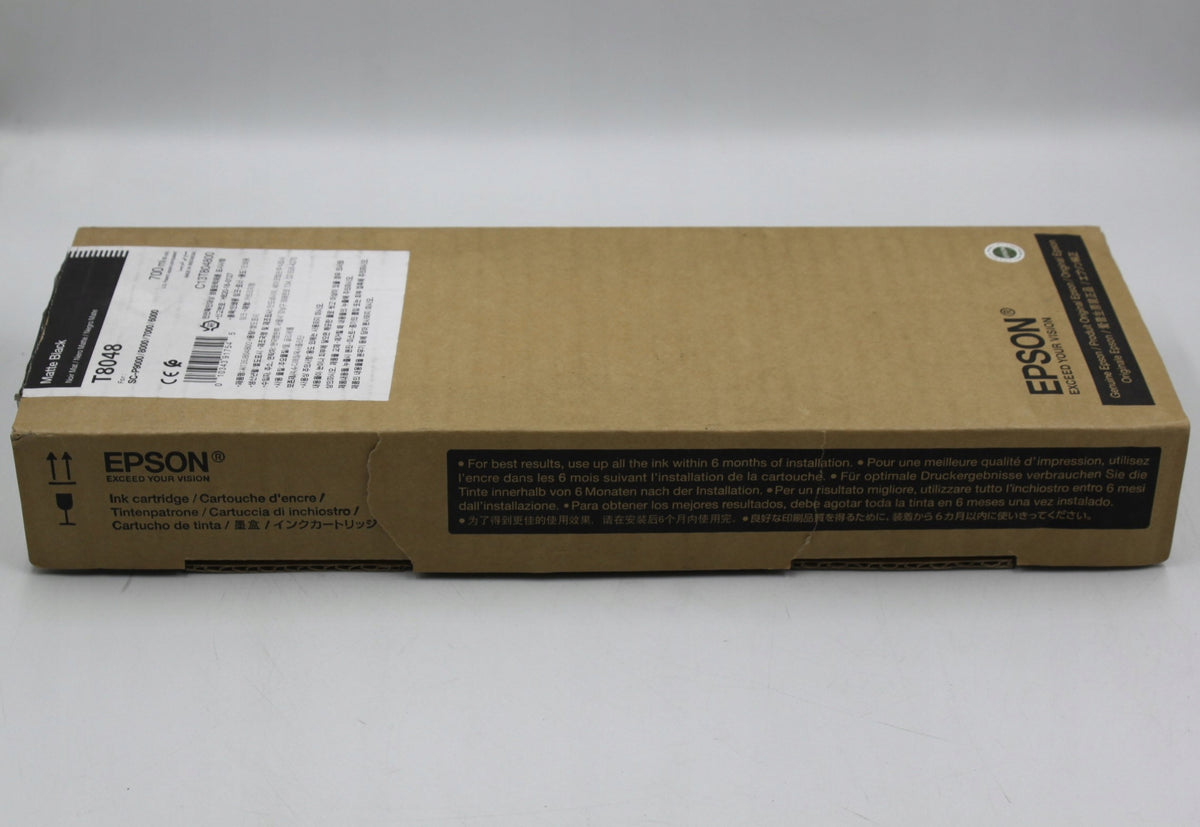 Epson T8048 C13T804800 matte black ink original