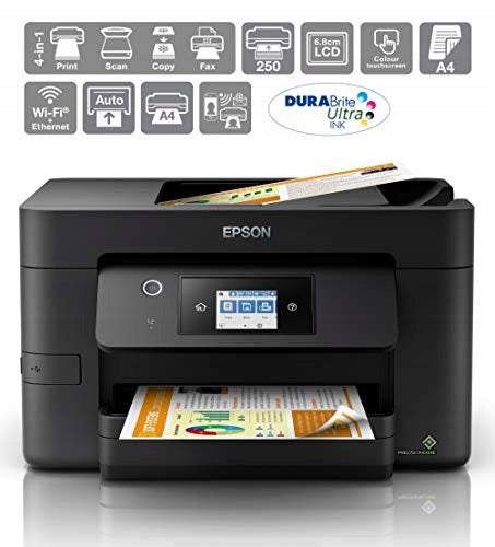 Epson WorkForce Pro WF-3820DWF A4 Multifunction Wireless Inkjet Printer Model WF-3820DWF