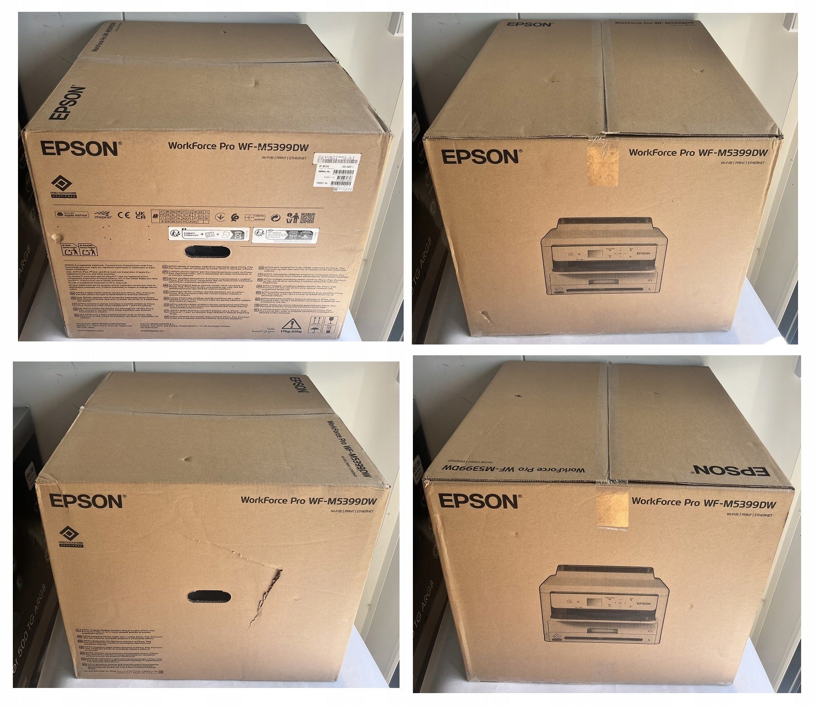 Epson WorkForce Pro WF-M5399DW Printer Mono Ink LAN WiFi Duplex Manufacturer code C11CK77401