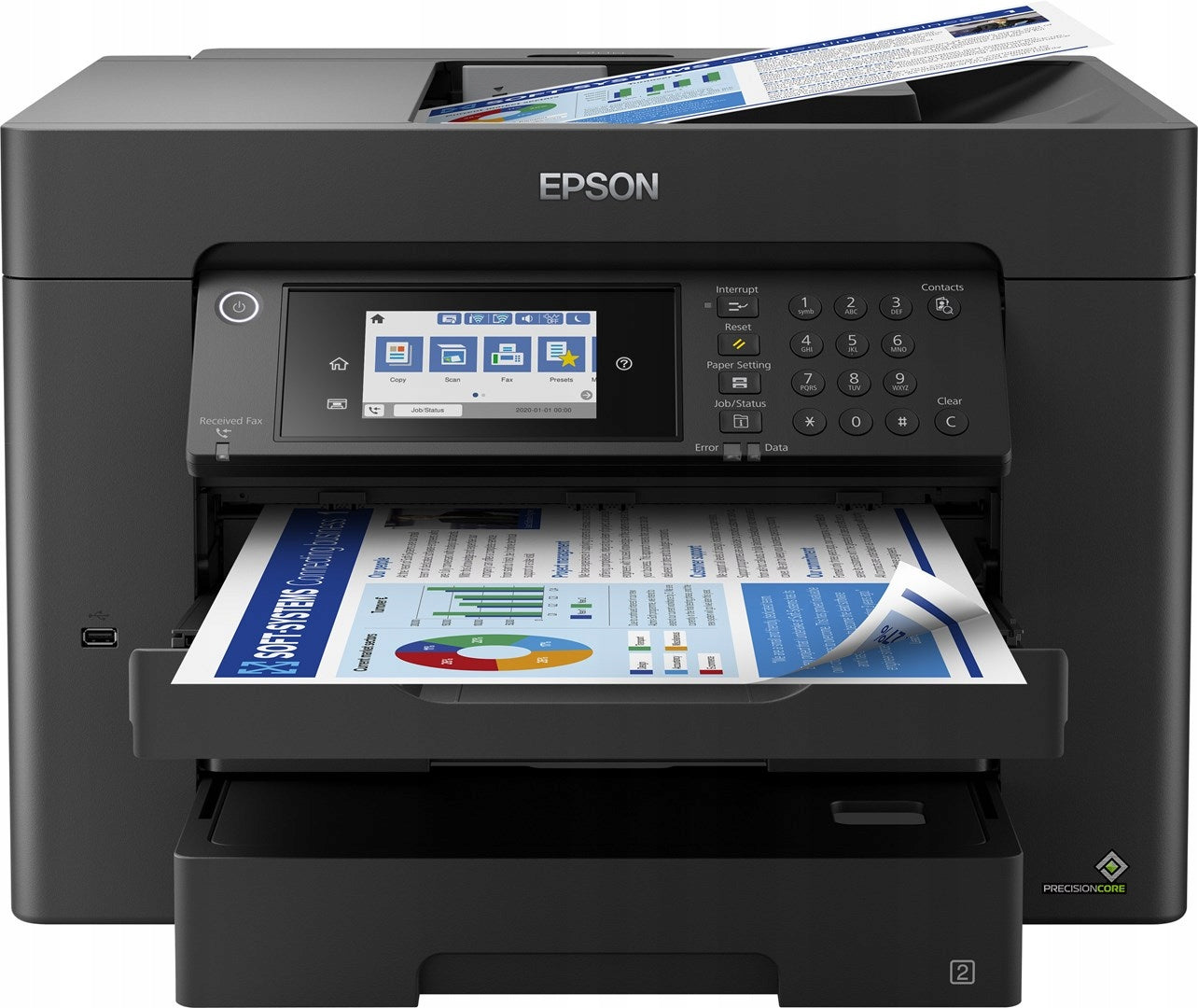 Epson WorkForce WF-7840DTWF A3 4-in-1 Printer Model WF-7840DTWF