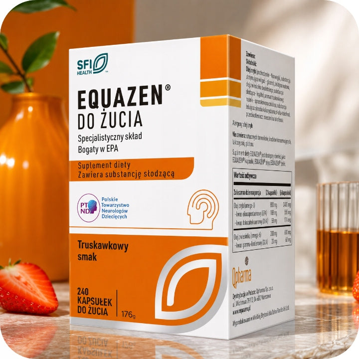 Equazen Chewable Capsules, Strawberry Flavour, 240 Pack Brand Qpharma