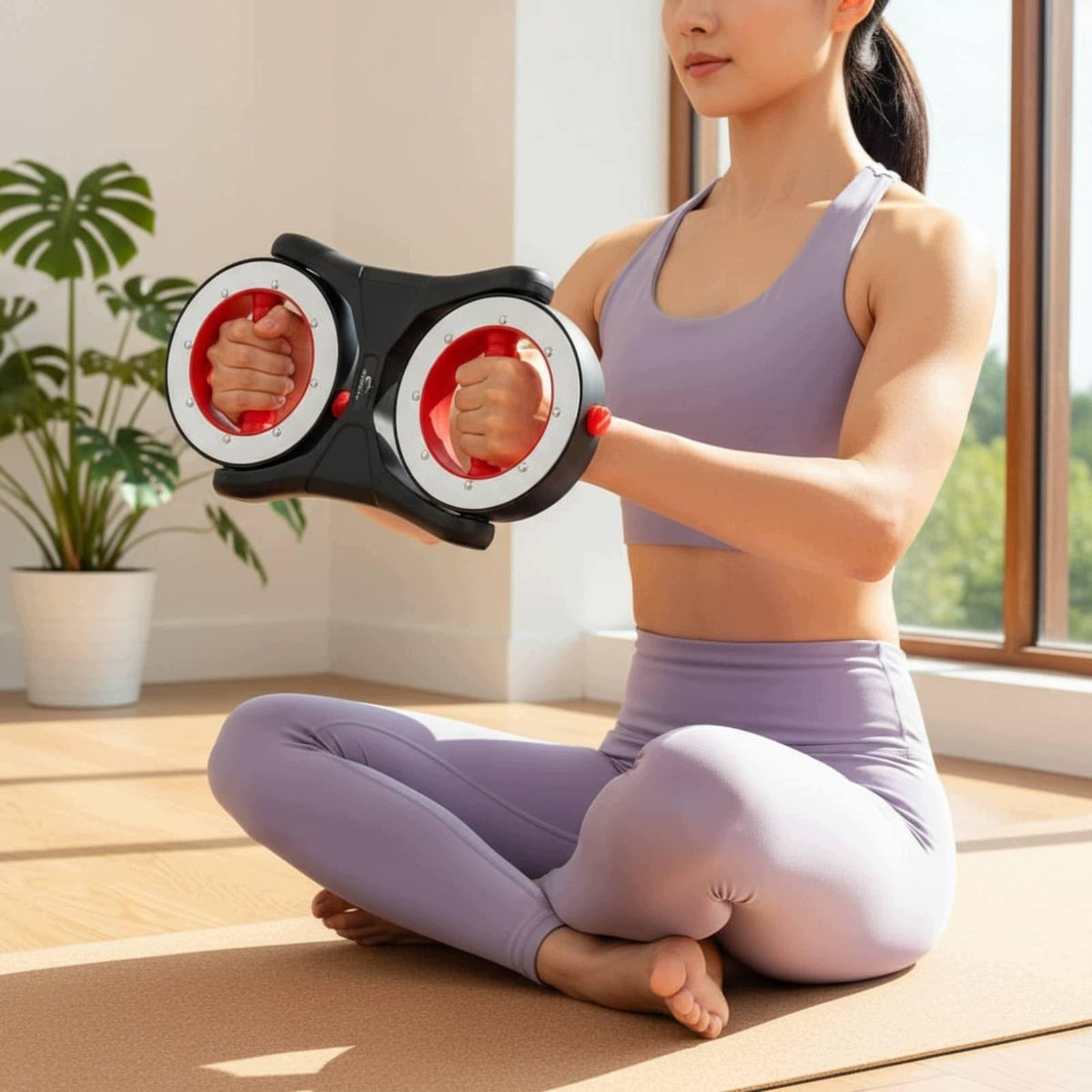 Ergonomic Adjustable Arm Exercise Equipment with Smooth Silent Rotation Packaging status original