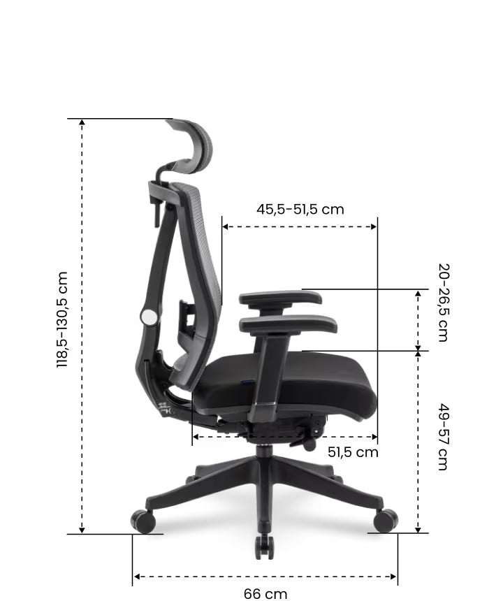 Ergonomic Armchair Flexispot C7 Wave Armrests 3D Mesh 136kg Packaging status original