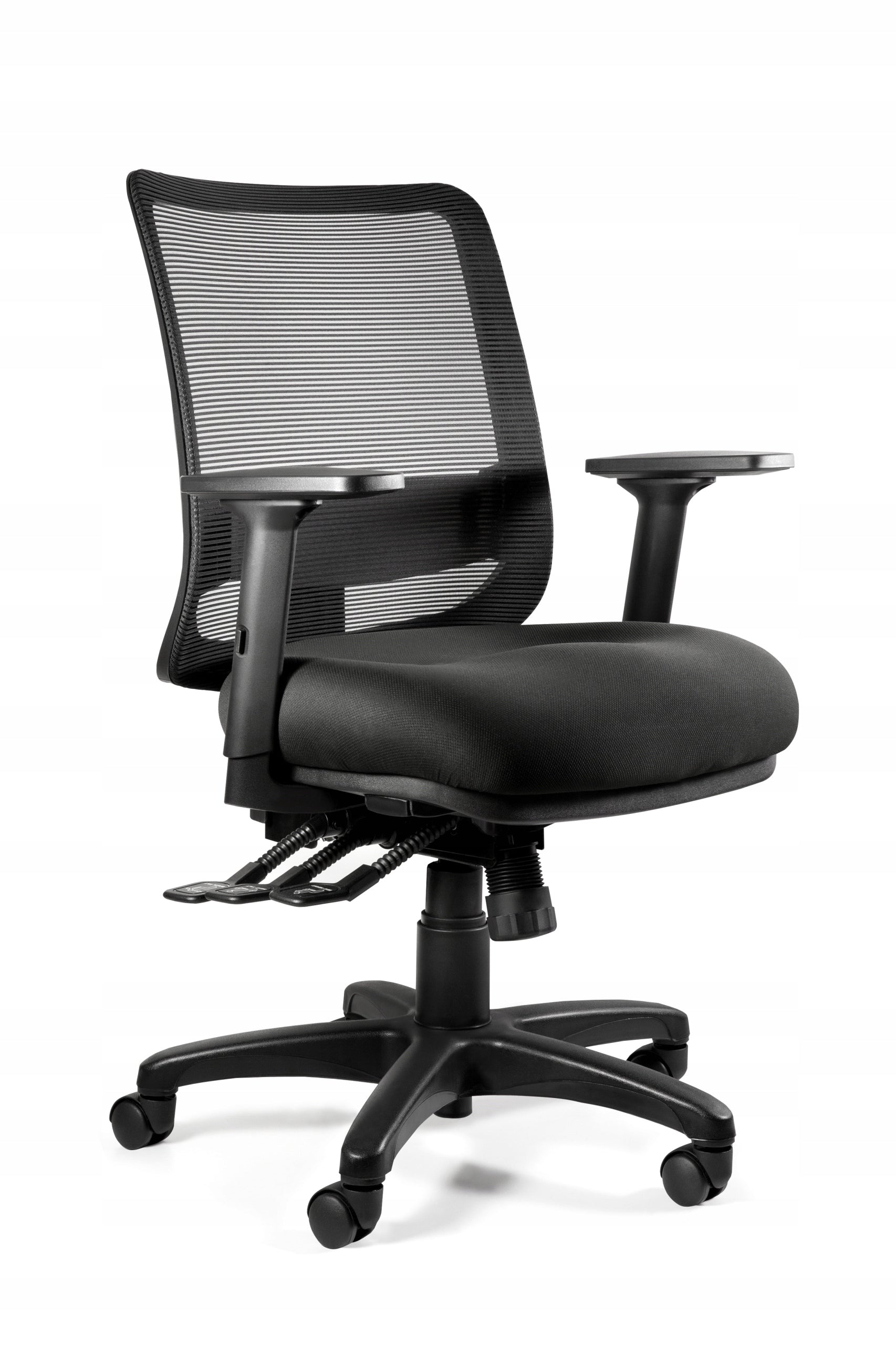 Ergonomic Armchair SAGA Plus M Black Swivel Office Adjustable Mesh Manufacturer code 1218-B-BL418