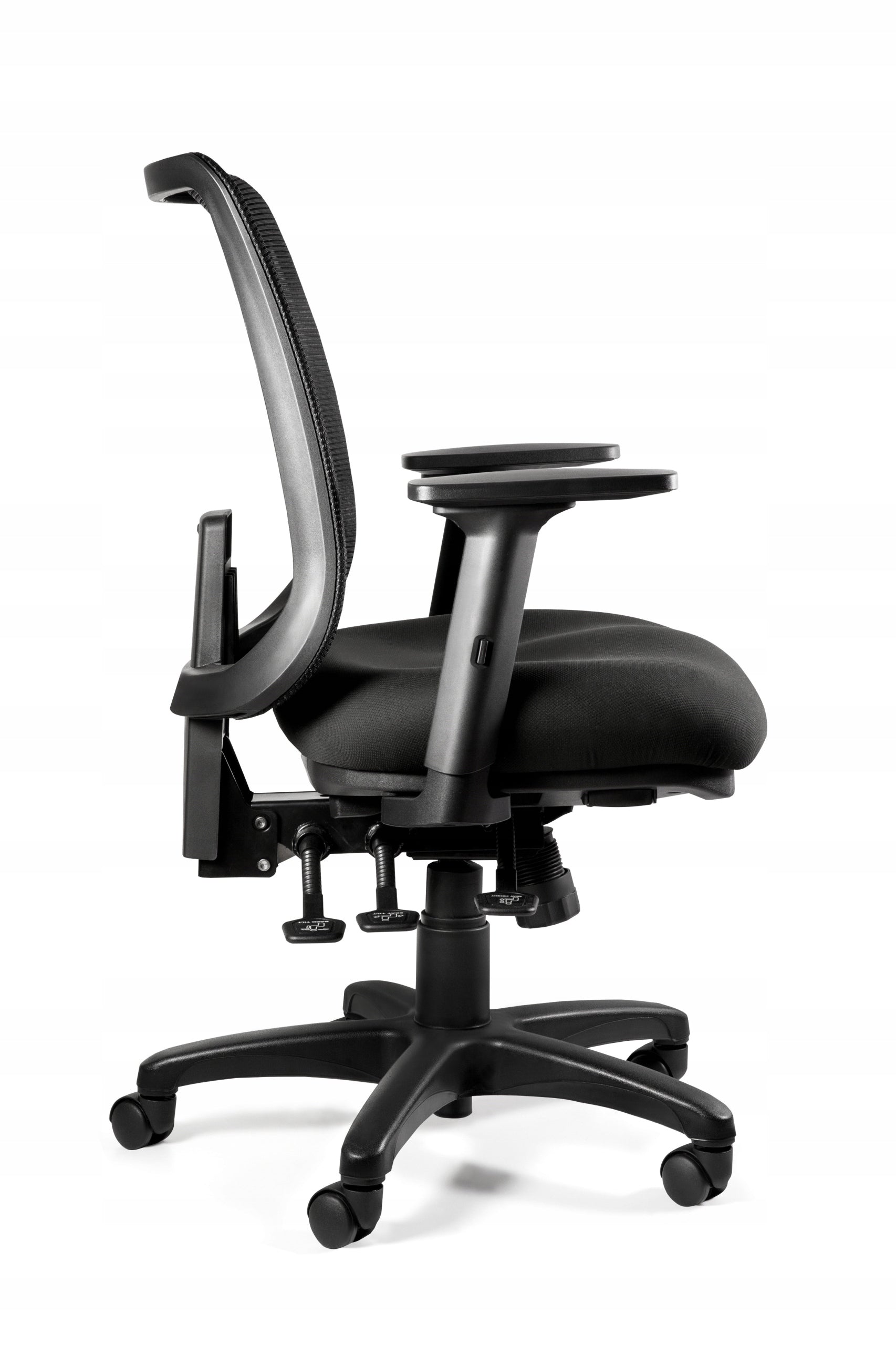 Ergonomic Armchair SAGA Plus M Black Swivel Office Adjustable Mesh