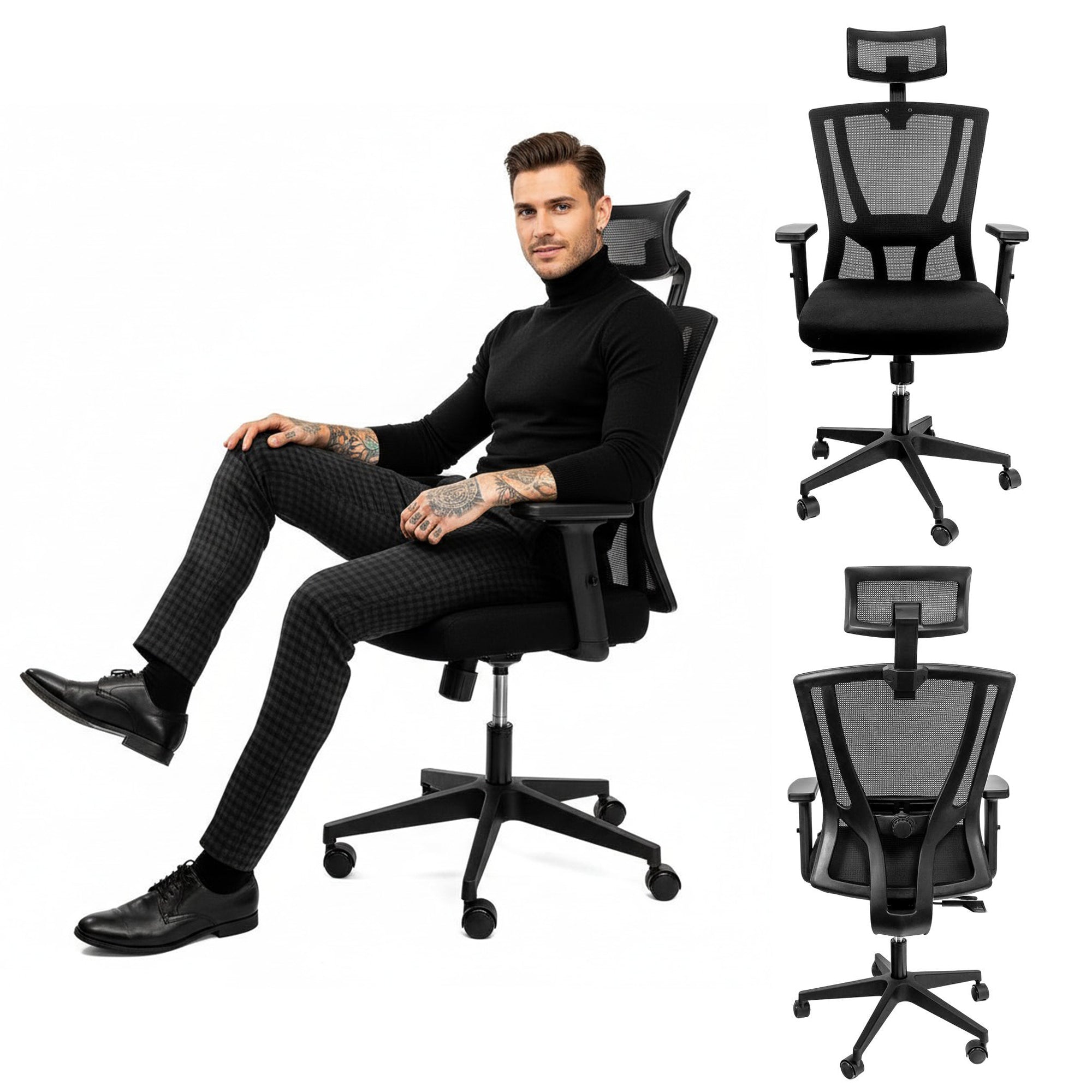 Ergonomic Chair FURVERO Swivel Office Adjustable Zenith