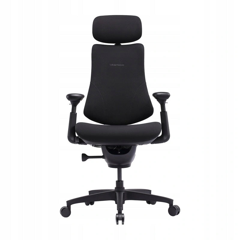 Ergonomic Chair LIBERNOVO Omni SE 48 cm Office Chair with Headrest Black