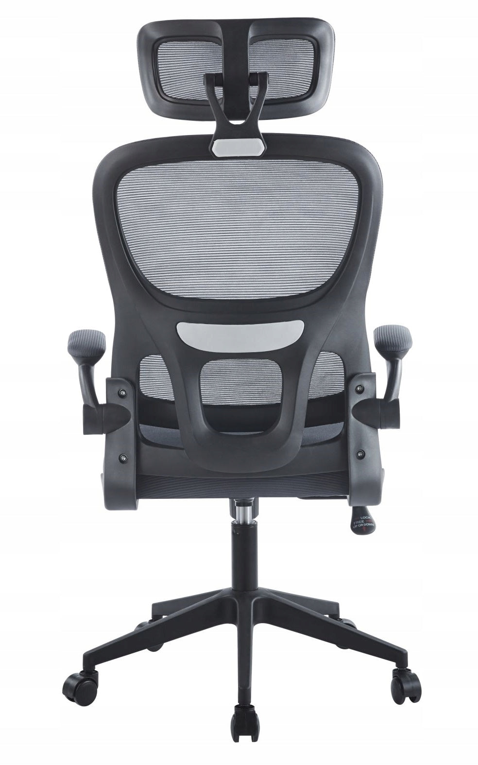 Ergonomic Chair LUCKY Grey Gaming Swivel with Mesh and Adjustment Manufacturer code FOT_LUCKY_SZARY
