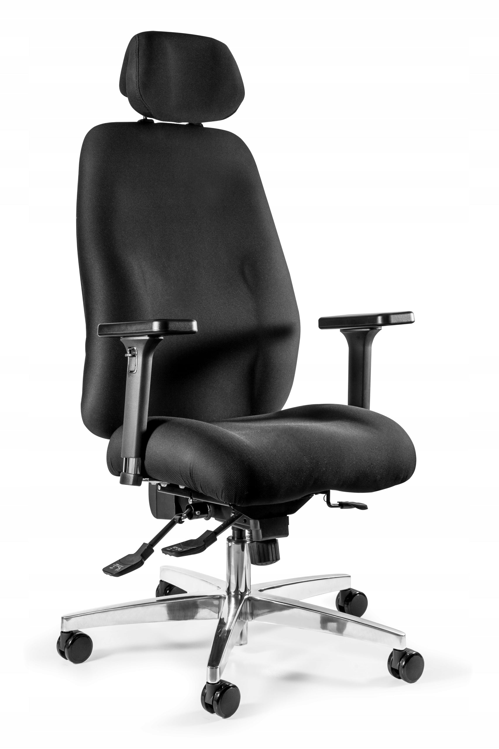 Ergonomic Chair ULTIMAX Black Office Swivel Chair up to 150kg Fabric Packaging status original