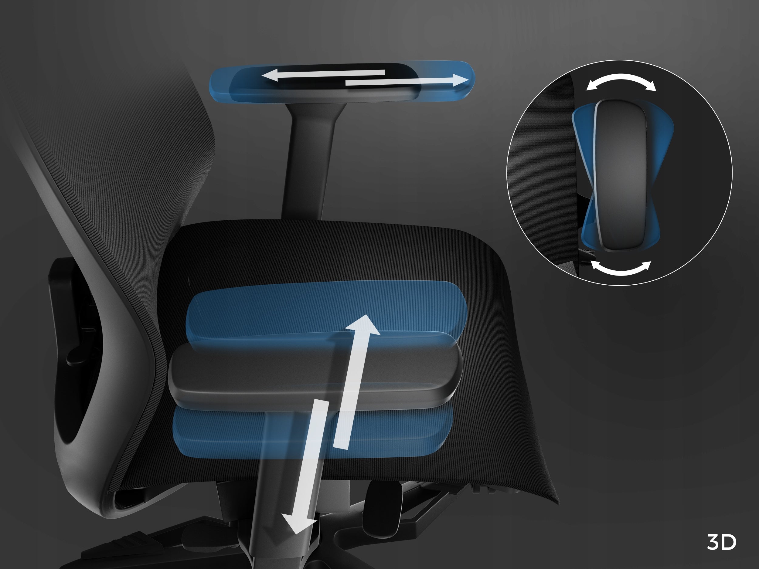 Ergonomic Gaming Chair GENESIS Astat 700 G2 Black NFG1945 Furniture height 106 cm