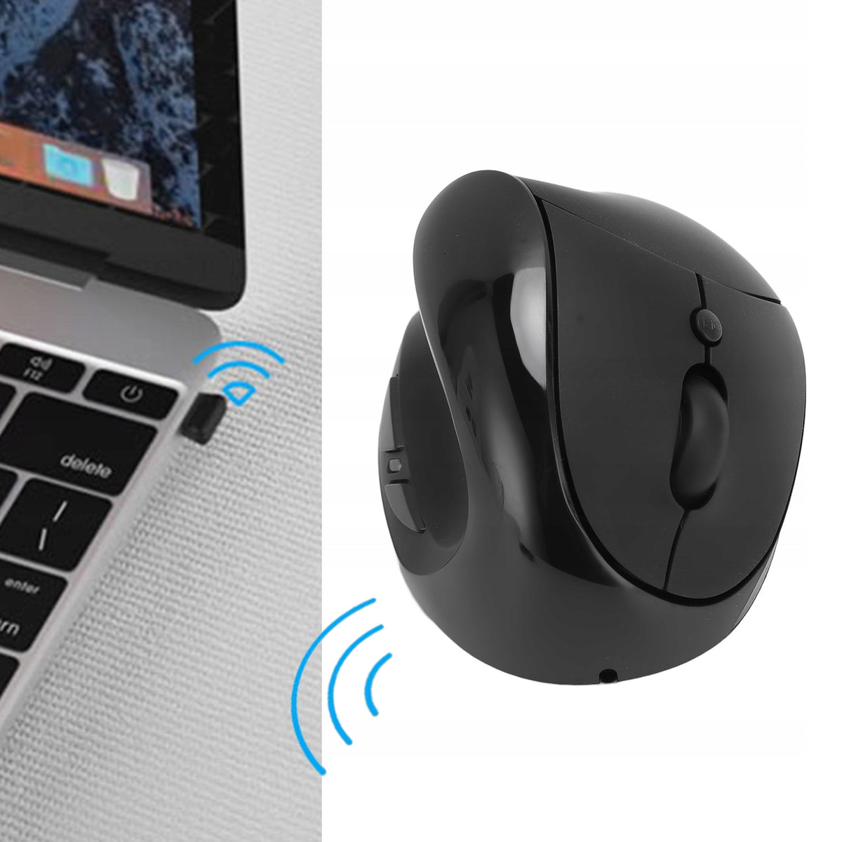 Ergonomic Mouse Charged by Left-Handed Users Manufacturer no brand