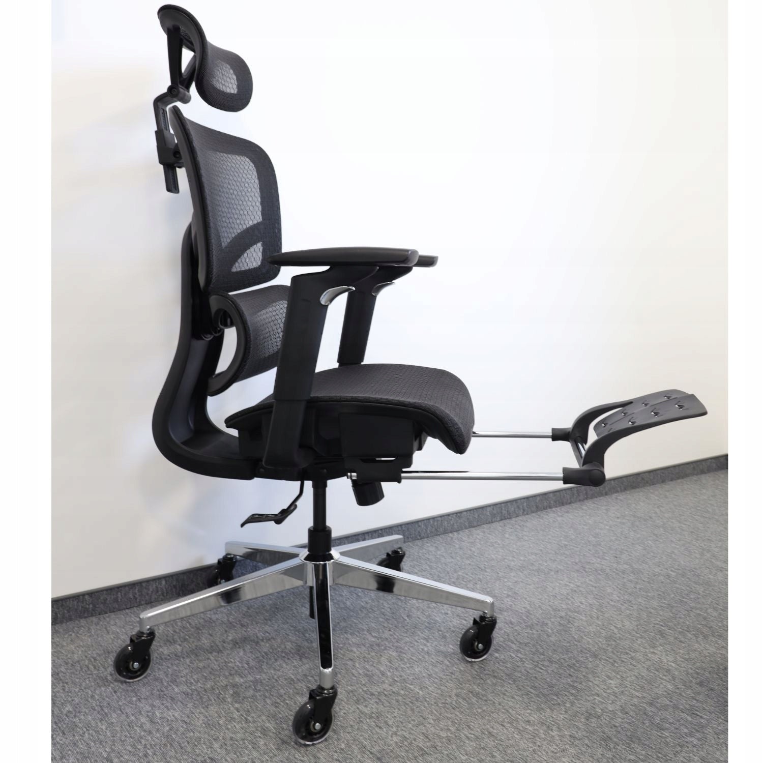 Ergonomic Office Chair Adjustable Mesh Office Chair - Black Furniture depth 70 cm