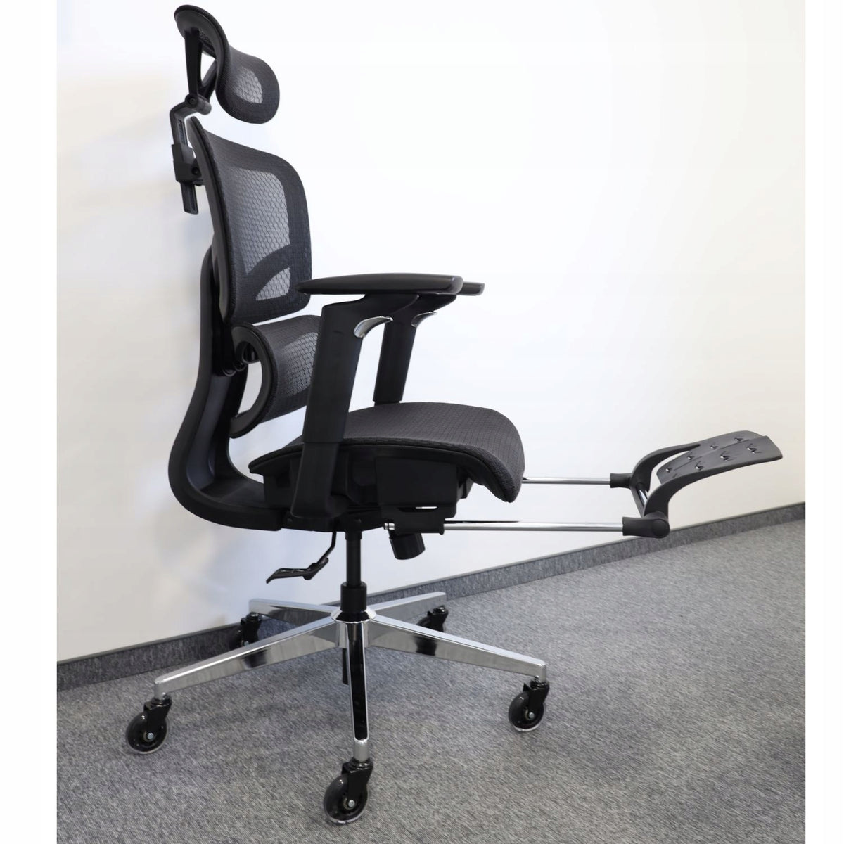 Ergonomic Office Chair Adjustable Mesh Office Chair - Black Furniture depth 70 cm