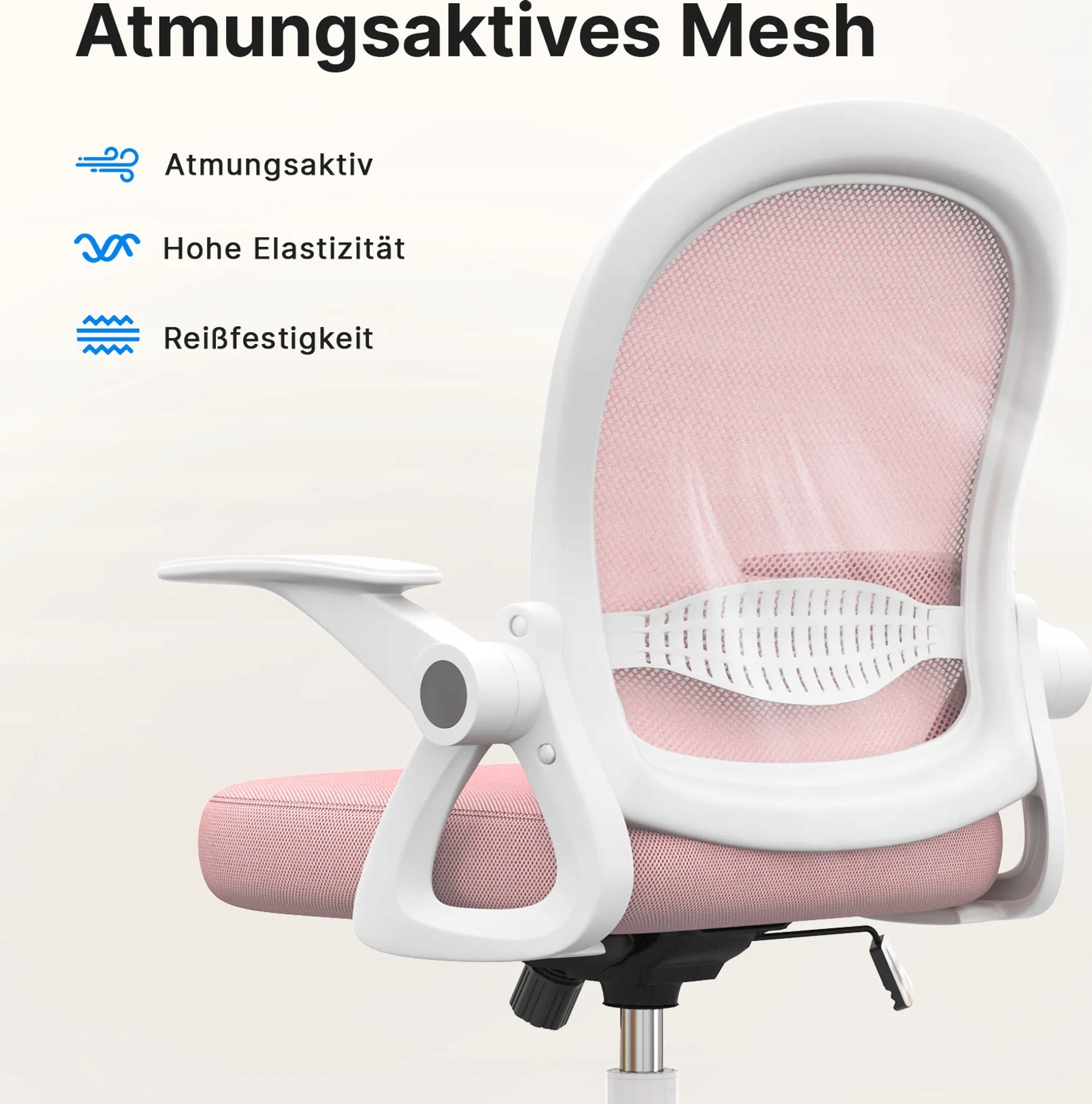 Ergonomic Office Chair Adjustable Swivel Folding Armrests Brand no brand
