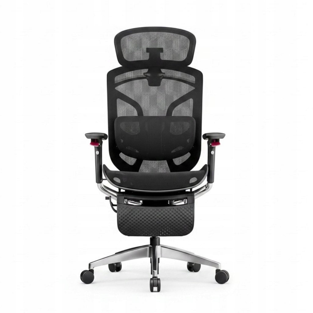 Ergonomic Office Chair Flexispot Apollo 4D Footrest Headrest Black