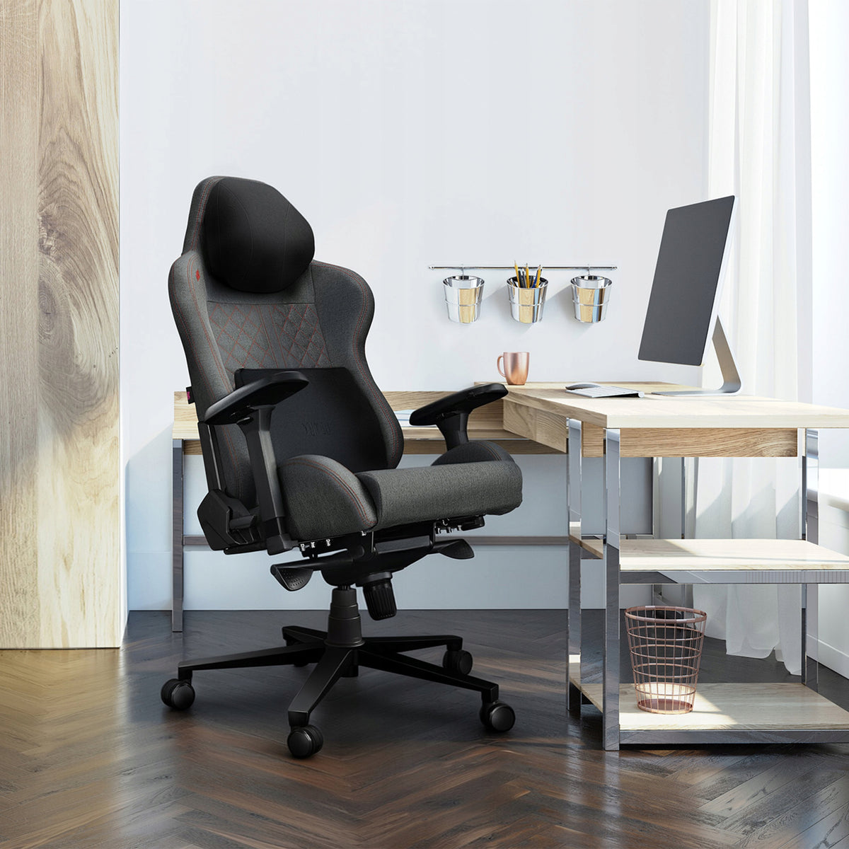 Ergonomic Office Chair Rotary YUMISU 2050 Magnetic Material Grey Packaging status original