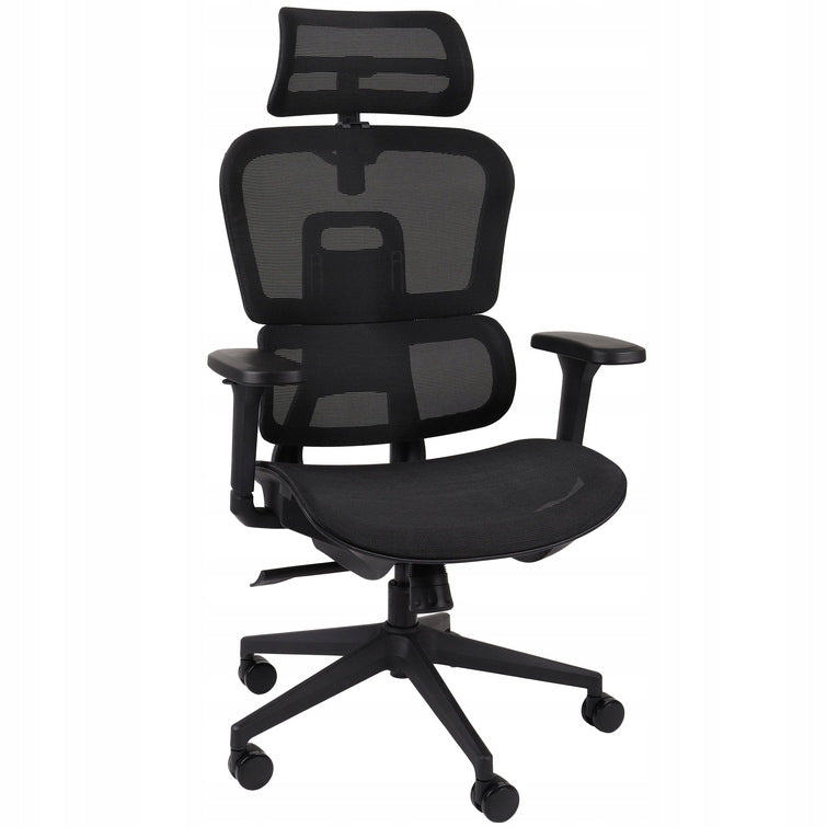 Ergonomic Office Chair Swivel Chair GROSPOL Pedro Mesh Black