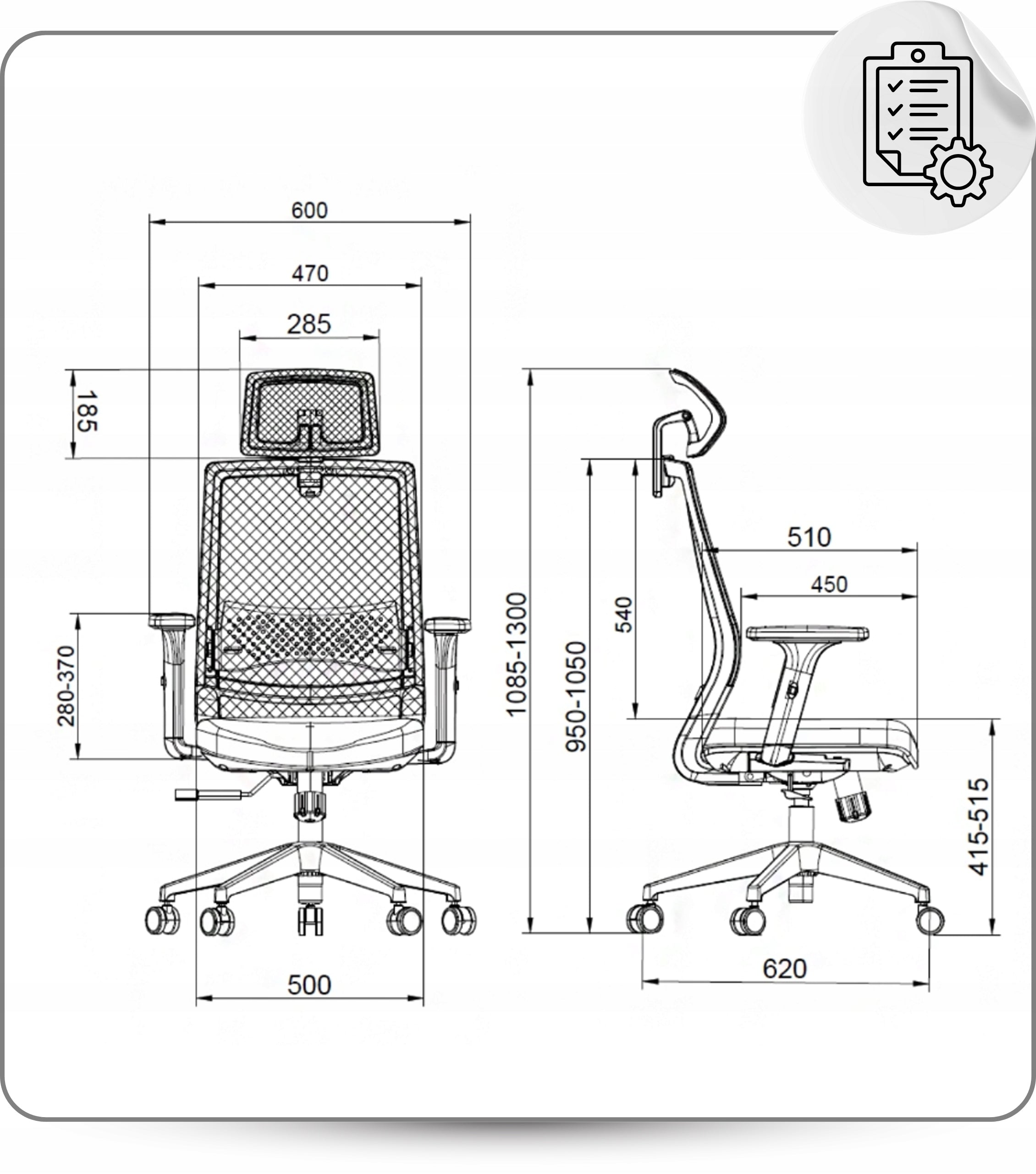 Ergonomic Office Chair Swivel Chair Material Micro Mesh Adjustable Medical device no