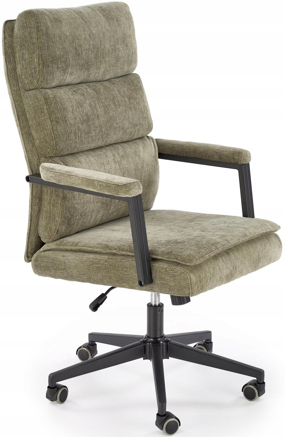 Ergonomic Office Chair Swivel Olive Green MARZIANO 2 Fabric Packaging status original