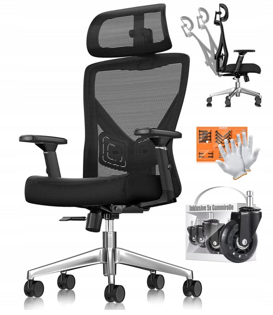 Ergonomic Office Chair With Lumbar Support Headrest Brand KESSER