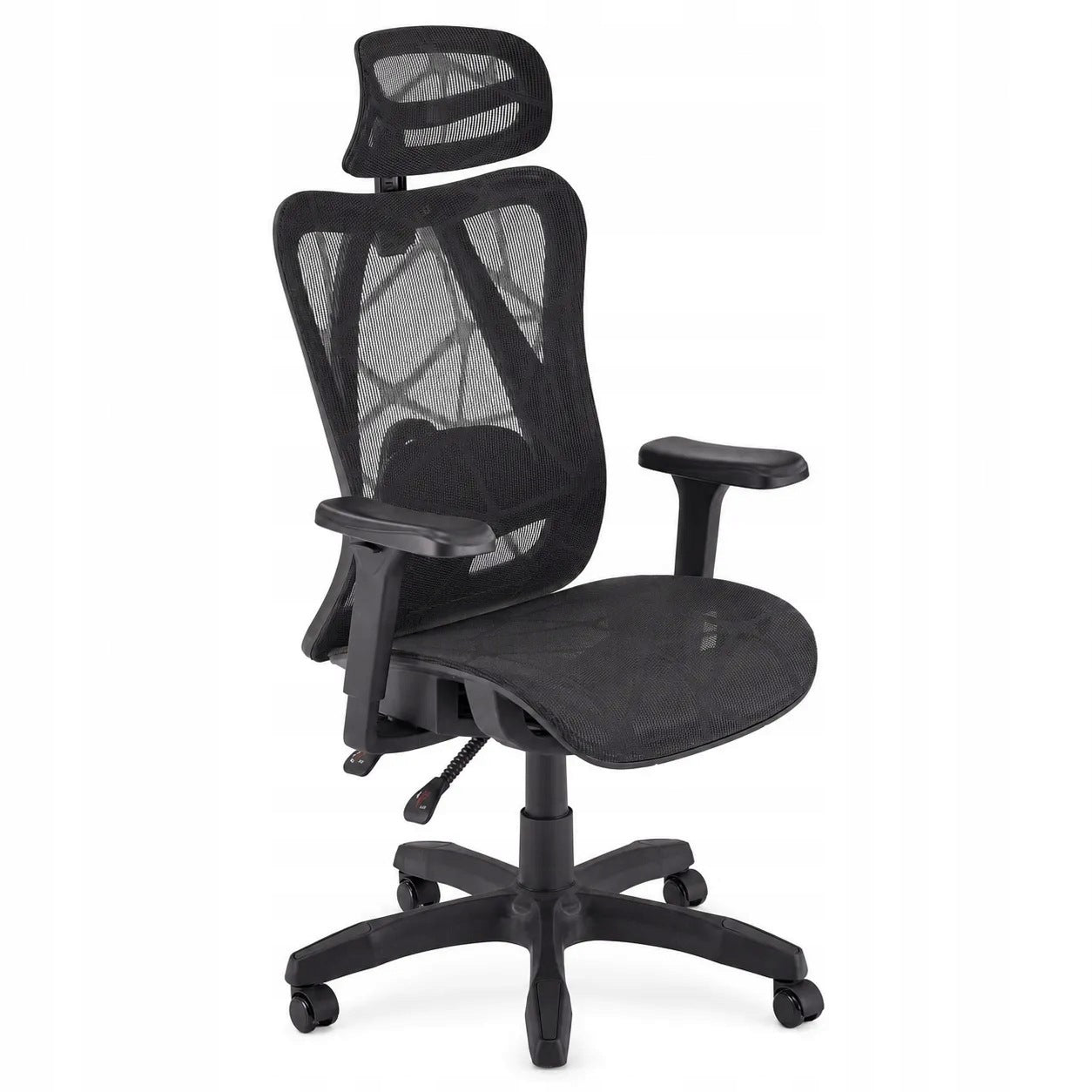 Ergonomic Office Chair Xeron Multiblock Mesh Black Halmar Headrest