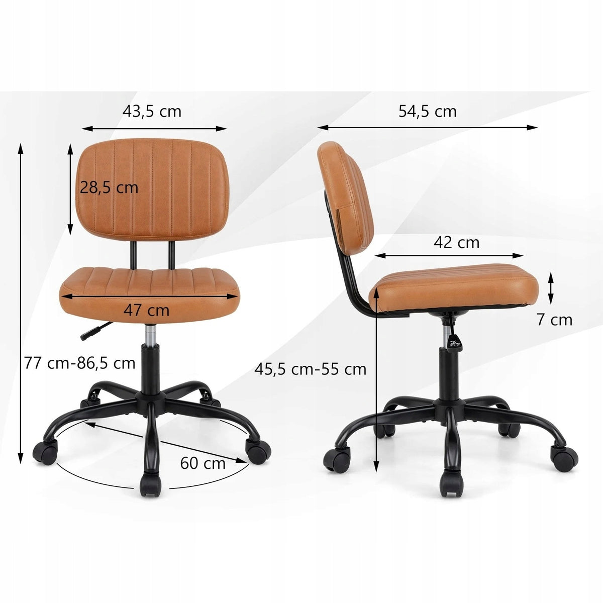 Ergonomic Office Chair on Wheels Upholstered Swivel Chair Medical device no