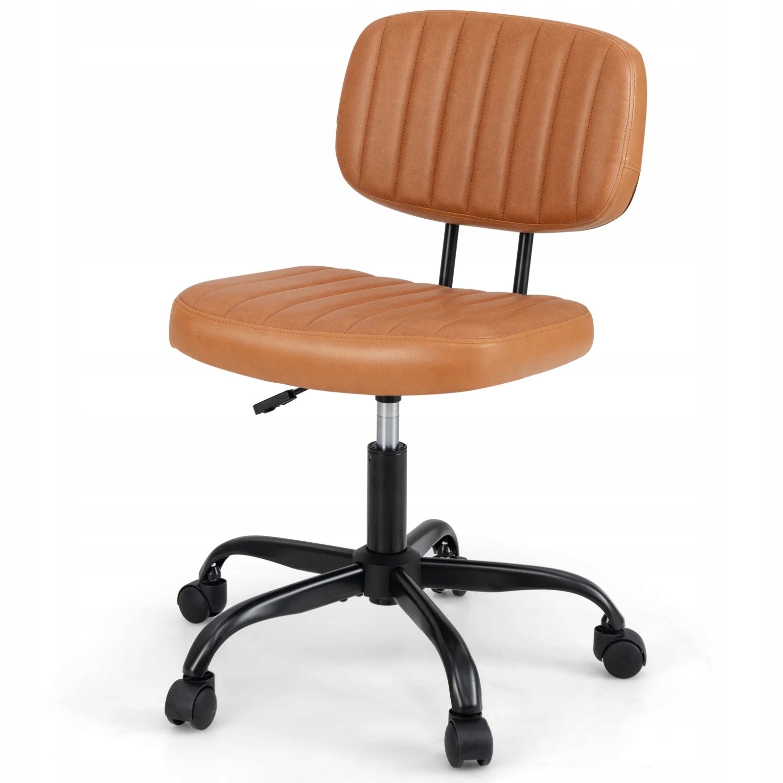 Ergonomic Office Chair on Wheels Upholstered Swivel Chair