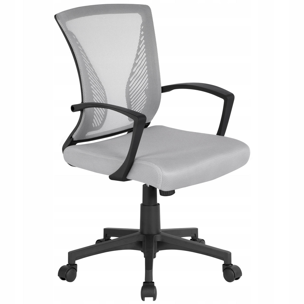 Ergonomic Office Chair with Height Adjustment, Armrests, Grey
