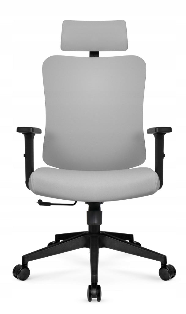 Ergonomic Swivel Office Chair Hell's Chair HC-1041 Grey Fabric Brand HELL'S CHAIR