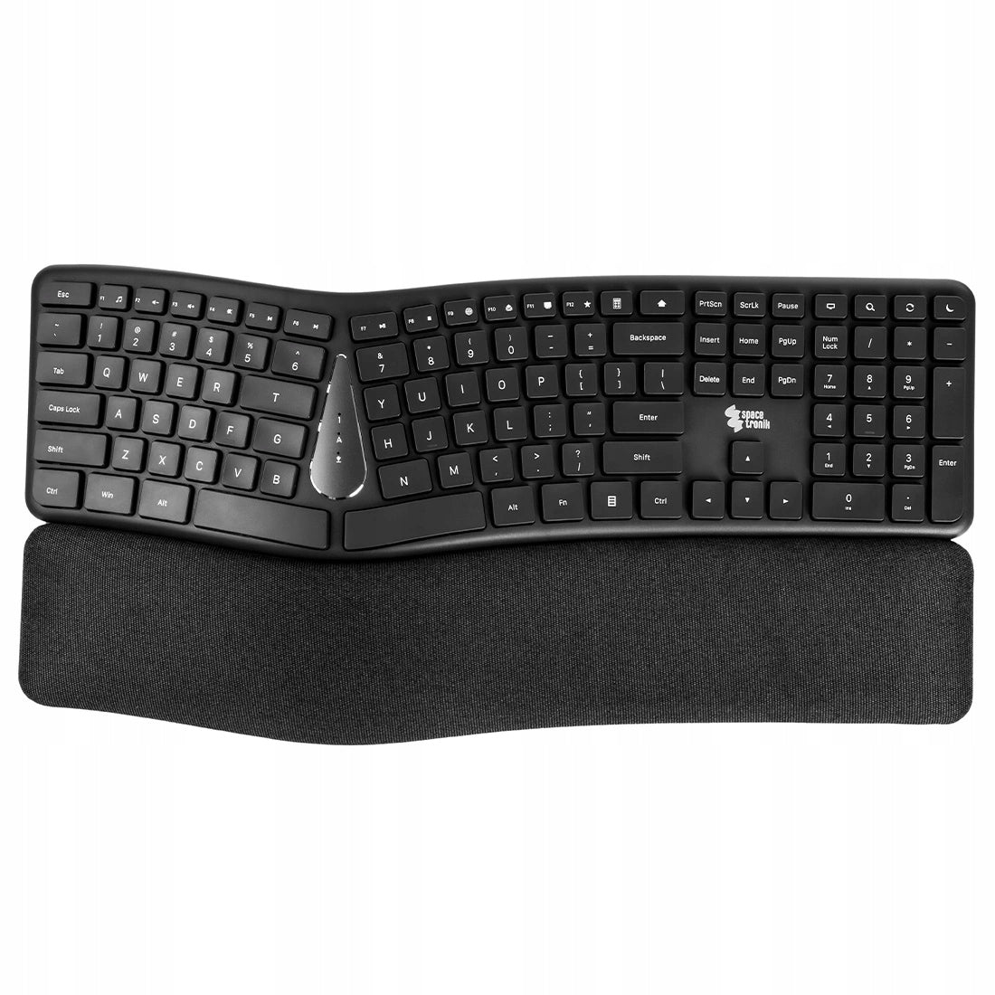 Ergonomic USB Wired Keyboard 1.5 m qwerty Spacetronik membrane Manufacturer code SP-EZZY-01K