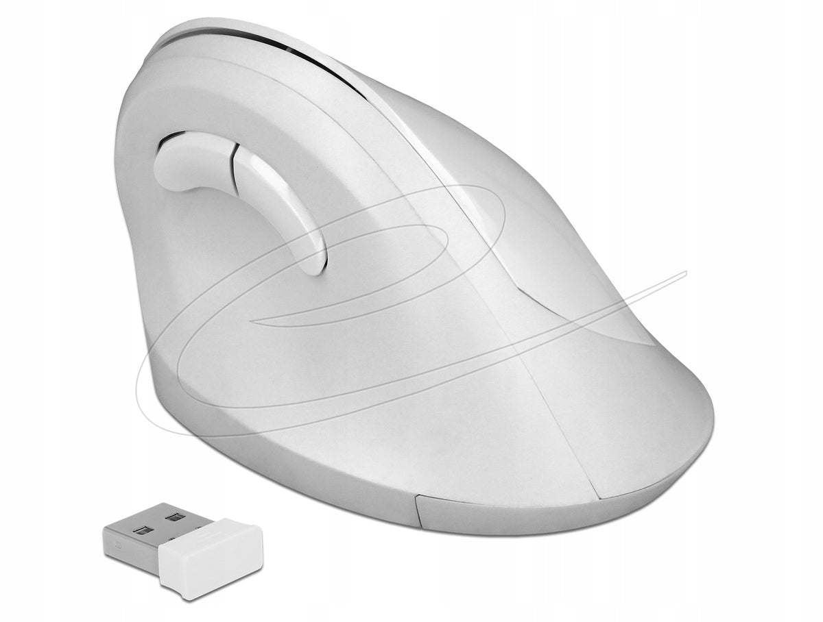 Ergonomic USB Wireless Vertical Mouse Delock 12596 Packaging status original
