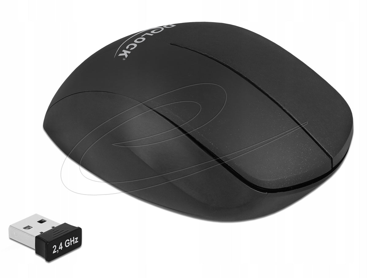 Ergonomic USB Wireless Vertical Mouse Delock 12599 Packaging status original