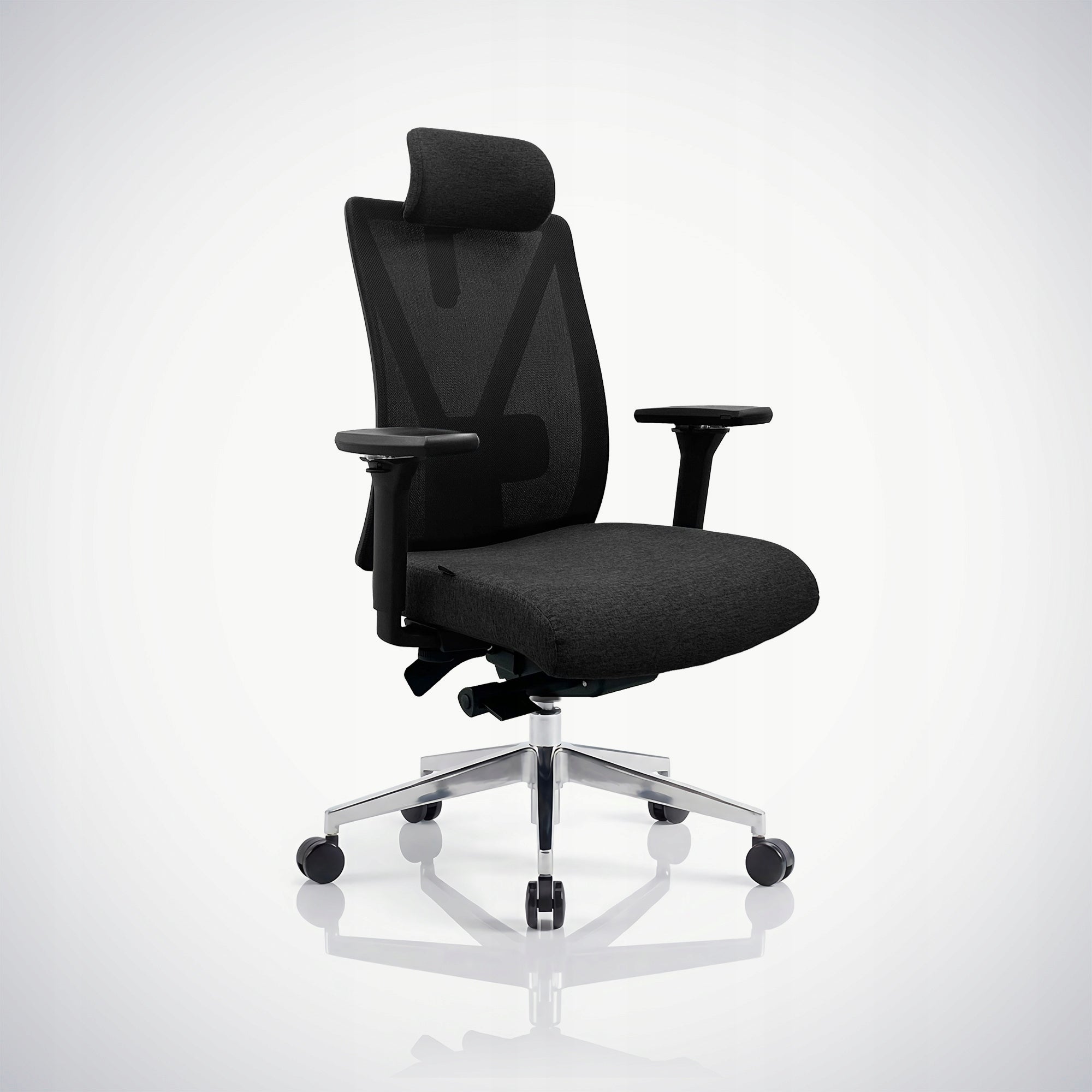 Ergonomic black office chair with VECTOR mesh Manufacturer code 2521