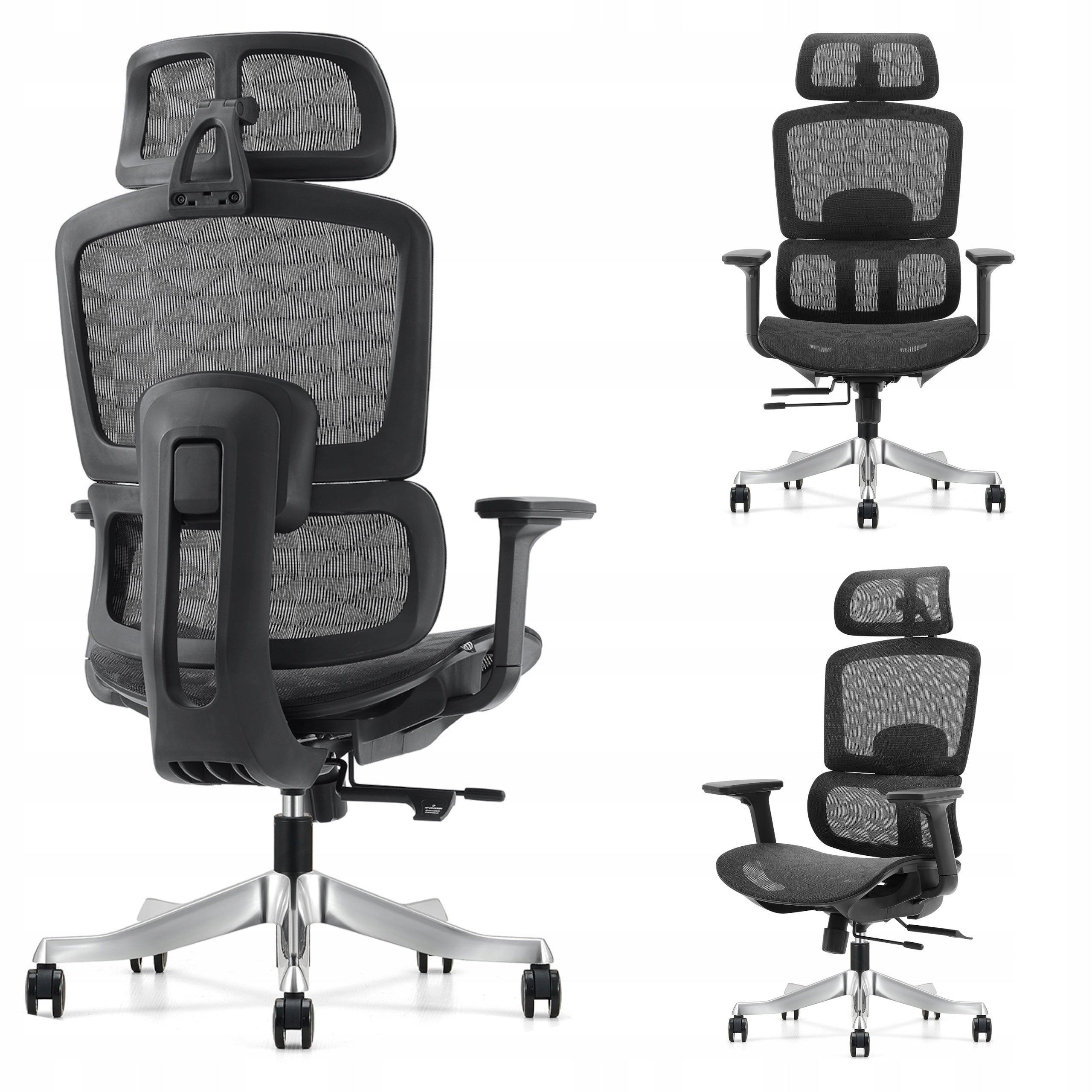 Ergonomic chair ANGEL Office Rotary Otus Black Meets Health and Safety Requirements