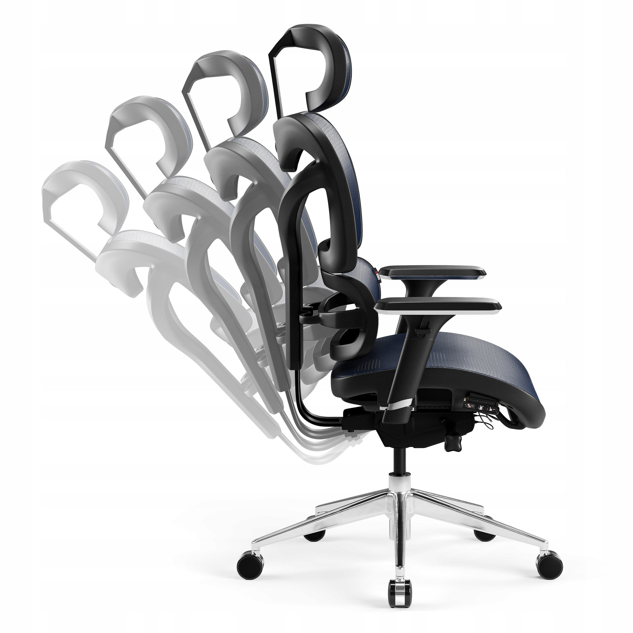 Ergonomic chair DIABLO V-COMMANDER: white -black Manufacturer code 1112
