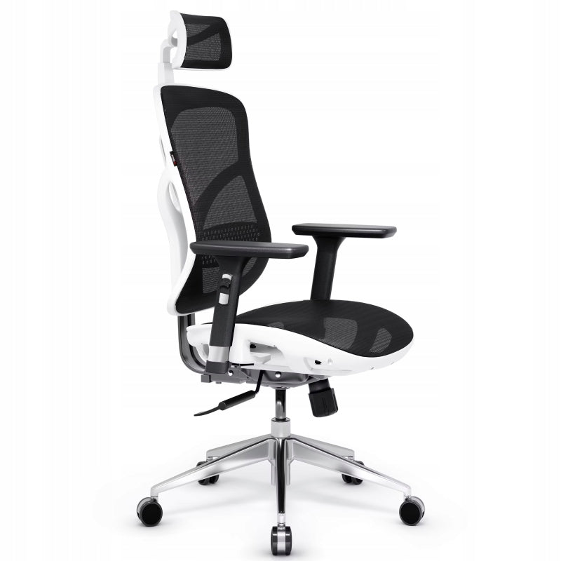 Ergonomic chair Diablo Chairs V-Basic White and black - White and black