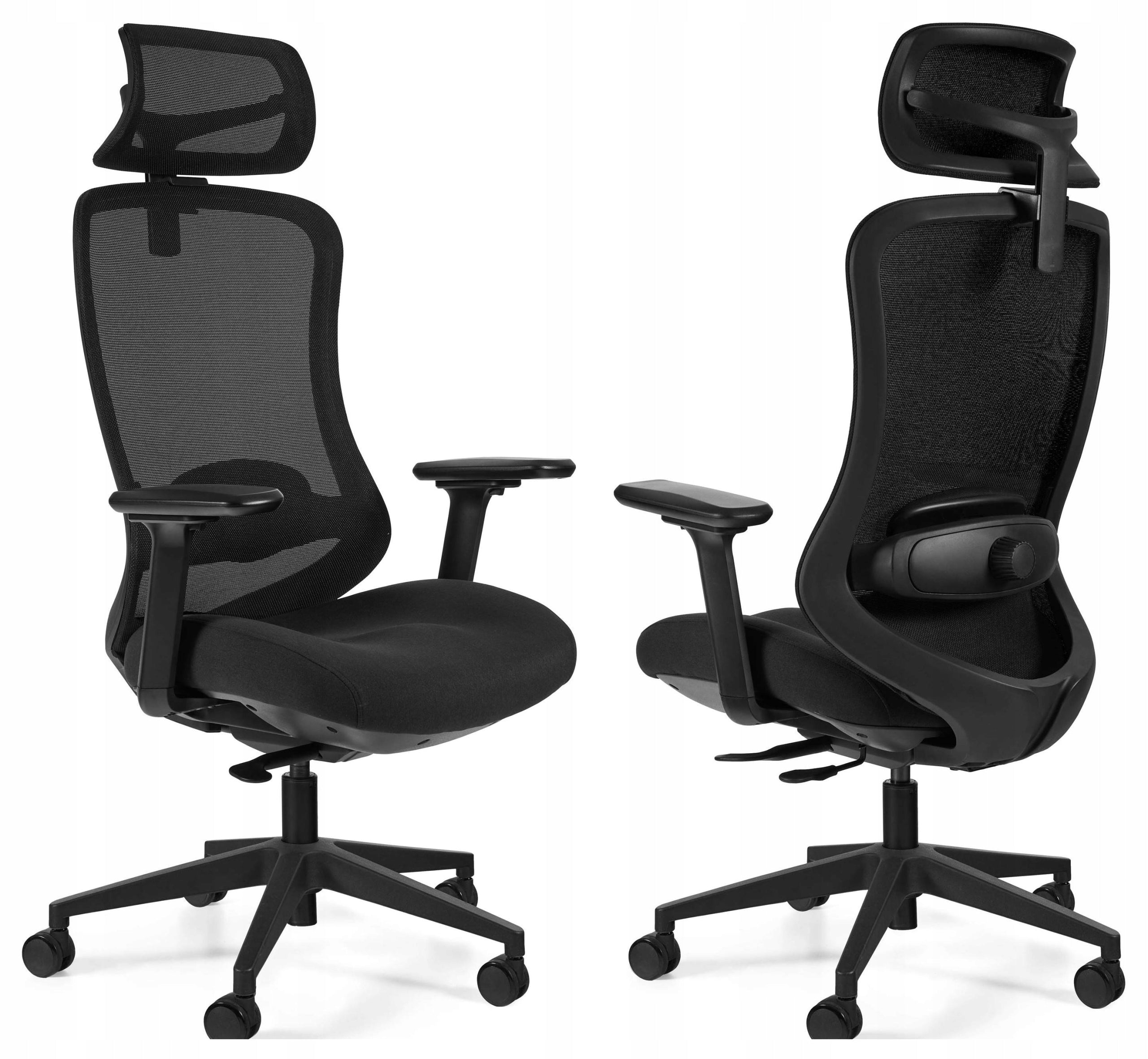 Ergonomic chair ErgoPro black swivel mesh office high