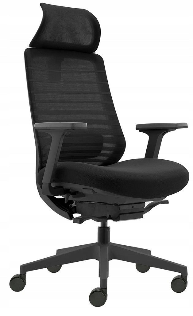 Ergonomic chair KIVI office black swivel synchronous