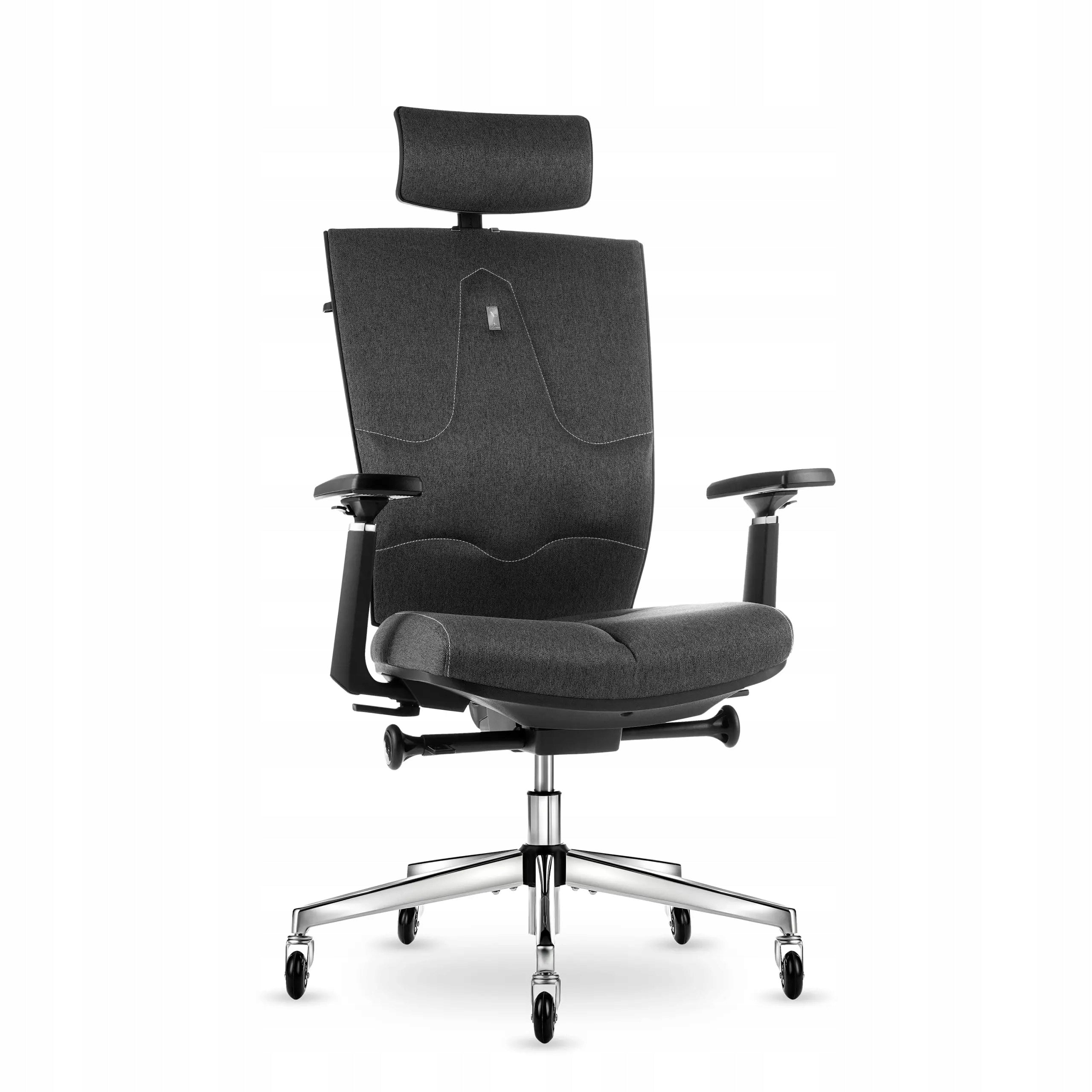 Ergonomic chair Kulik System Space Cosmic Grey - support for the spine