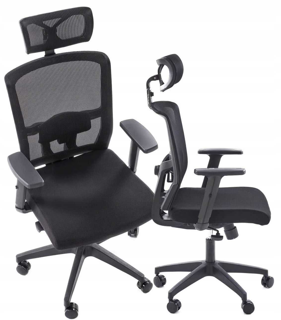 Ergonomic chair Mason black OFFICE SWIVEL chair fabric ATEST BHP