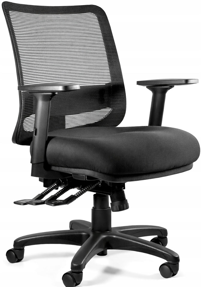 Ergonomic chair SAGA PLUS M Black 150kg Adjustable 3D Premium