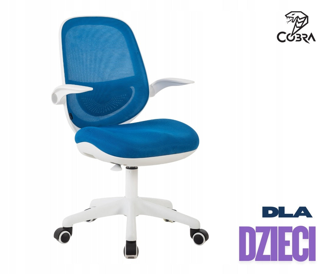 Ergonomic chair for children COBRA King Junior HF106DBL dark blue