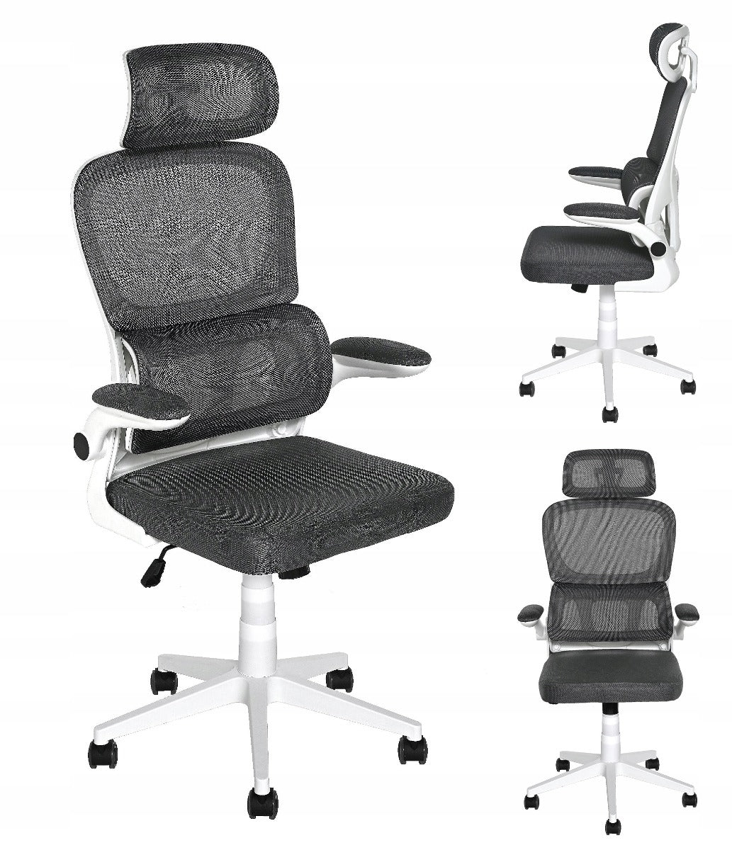 Ergonomic desk swivel chair Adjustable TILT headrest support