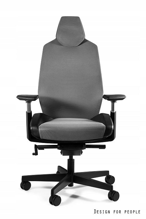 Ergonomic gaming chair RONIN Unique for the player white gray mesh Manufacturer code 1289-P-RS02